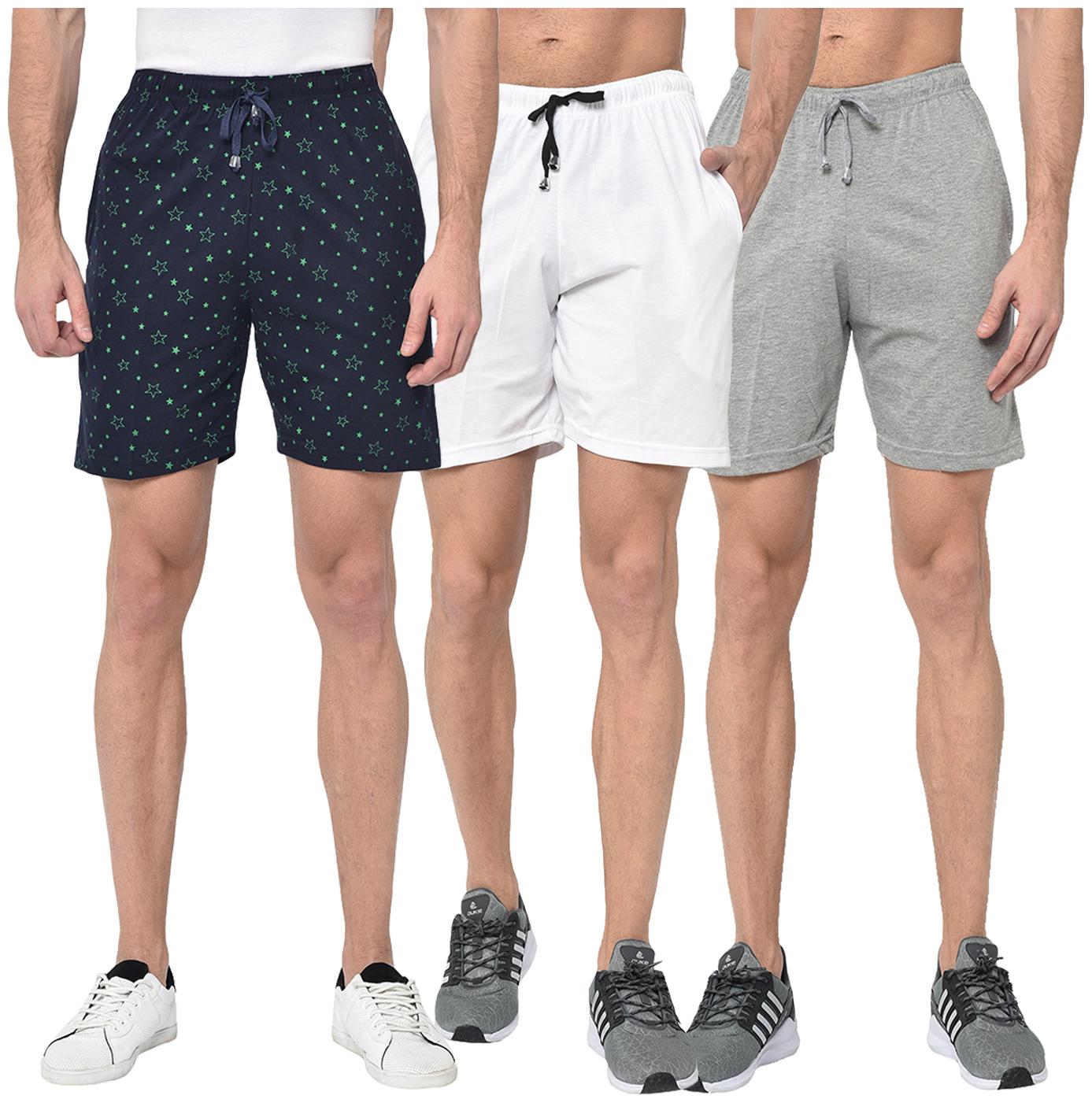 

VIMAL JONNEY Men Multi Regular Fit Regular Shorts