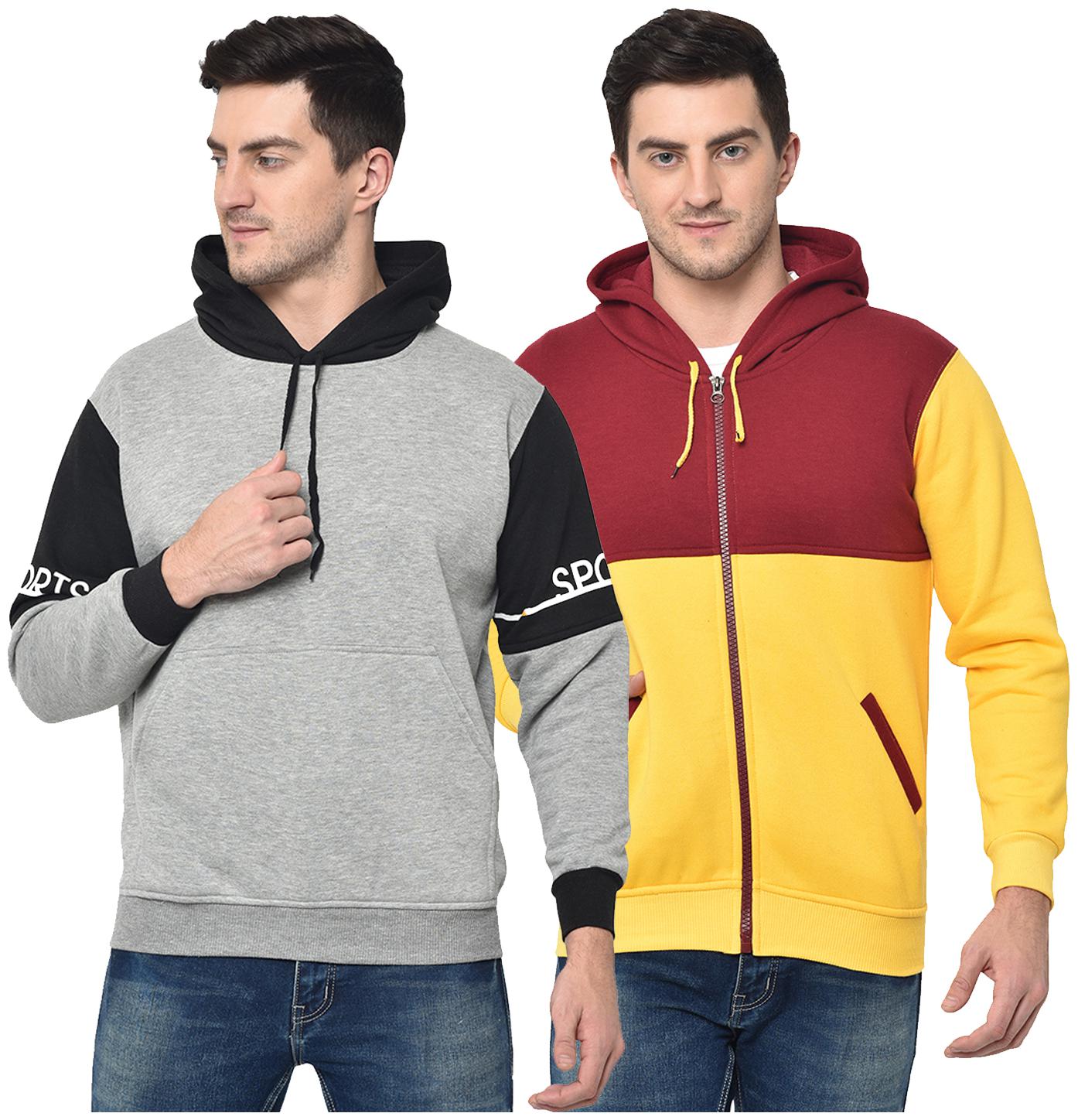 

VIMAL JONNEY Men Multi Hooded Hoodie