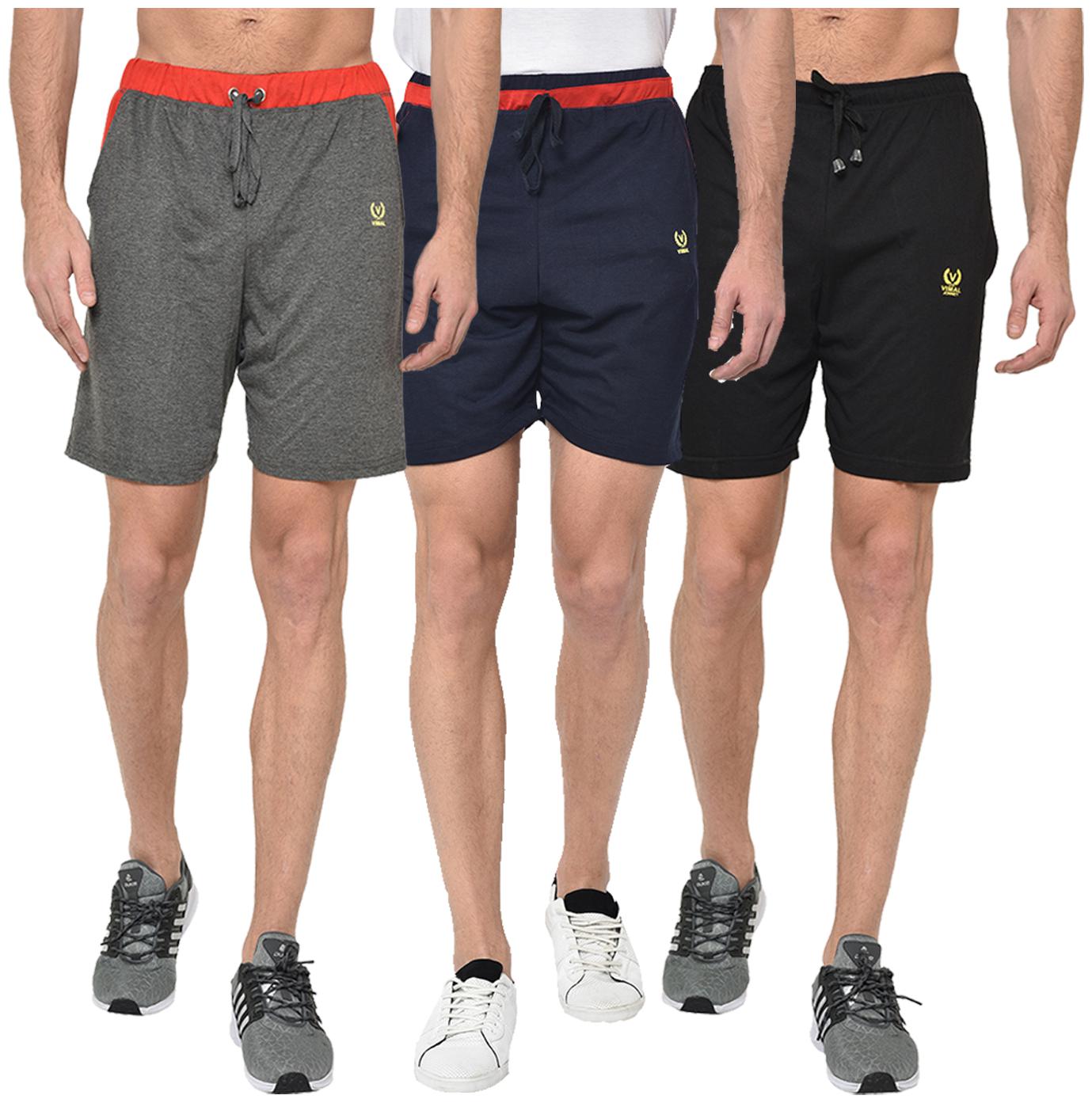 

VIMAL JONNEY Men Multi Regular Fit Regular Shorts