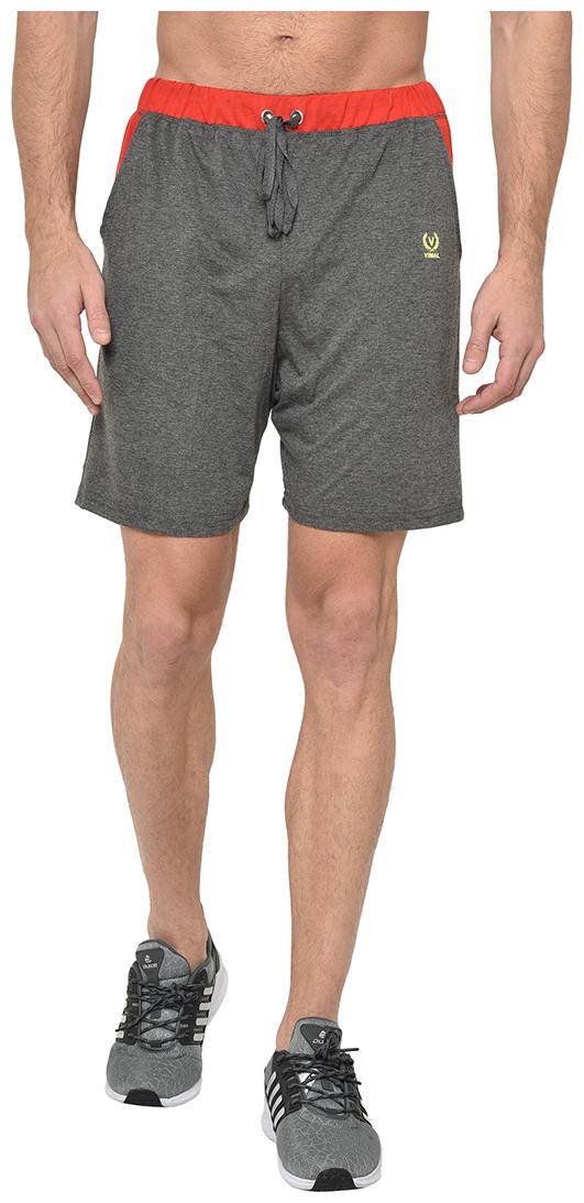 

VIMAL JONNEY Men Grey Regular Fit Regular Shorts
