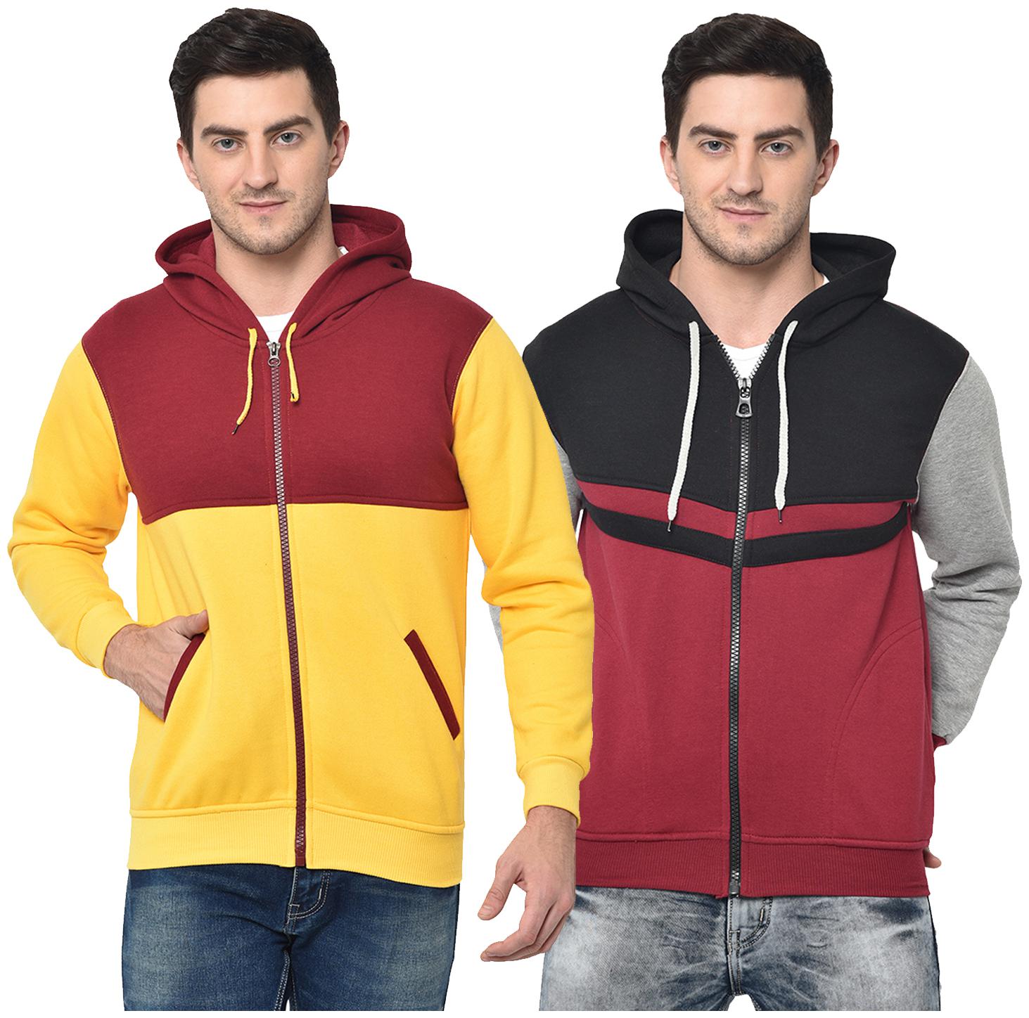 

VIMAL JONNEY Men Multi Hooded Hoodie