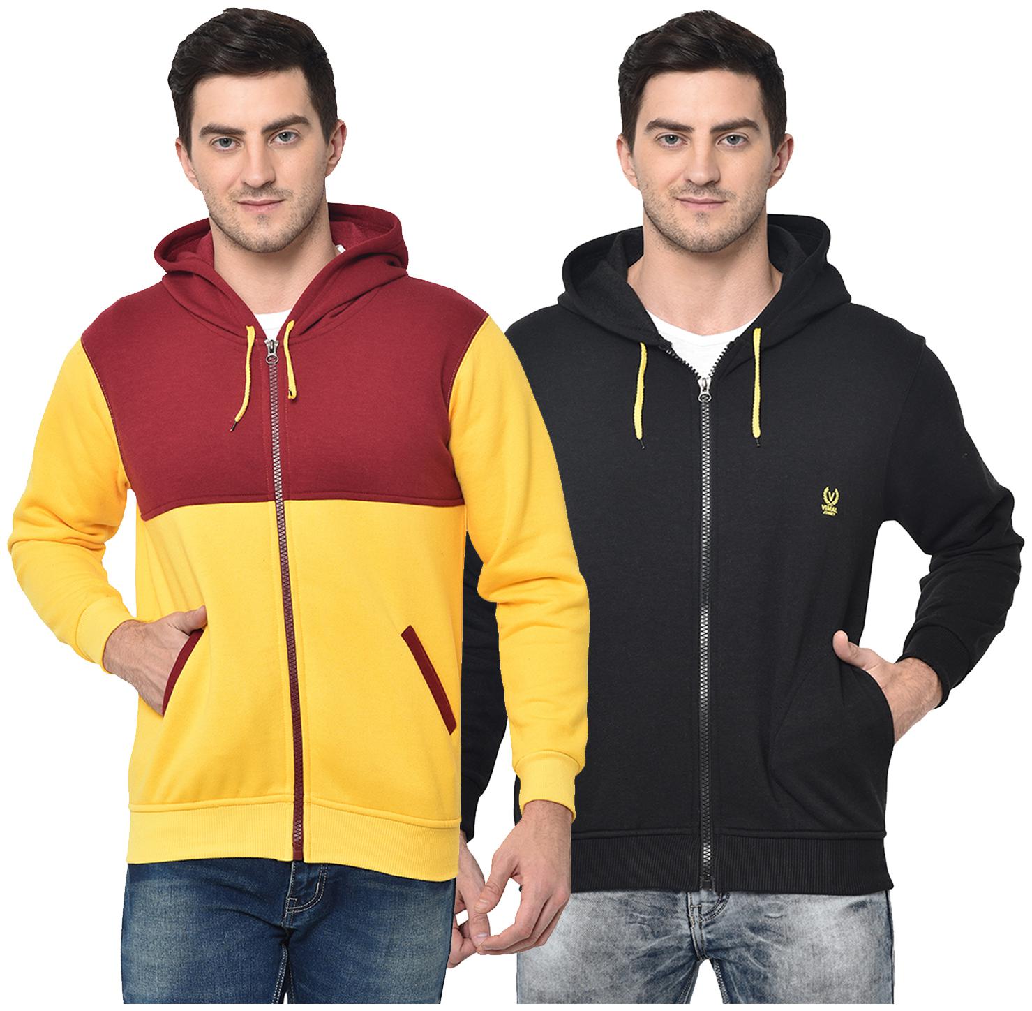 

VIMAL JONNEY Men Multi Hooded Hoodie