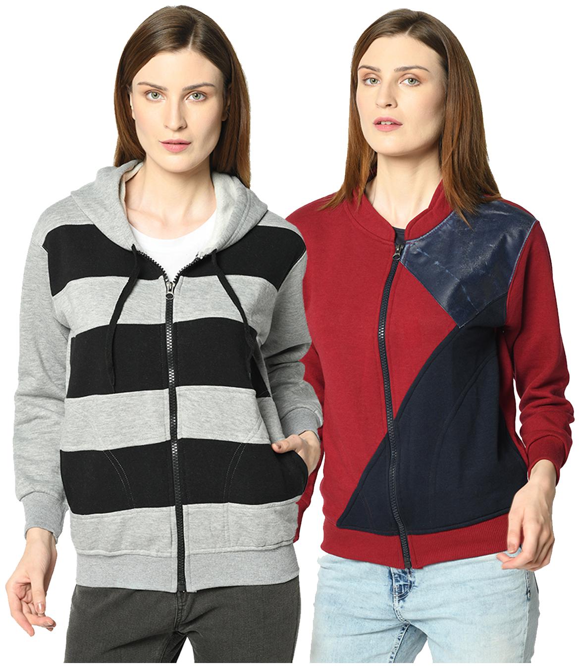 

VIMAL JONNEY Women Colourblocked Hoodie - Multi