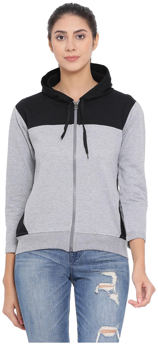 

VIMAL JONNEY Cotton Fullsleeve Sweatshirt For Women Grey