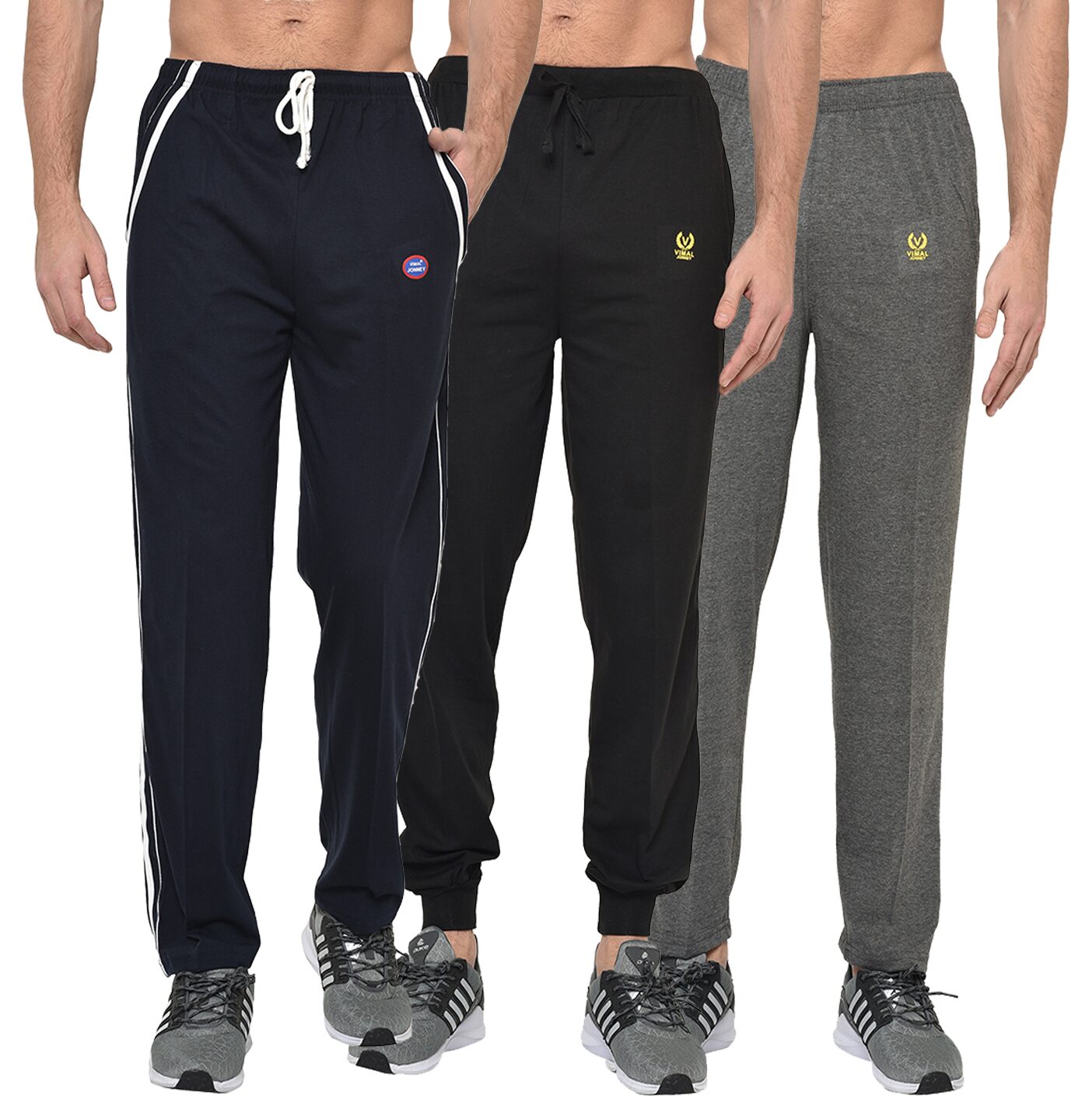 

VIMAL JONNEY Men Multi Solid Regular fit Track pants