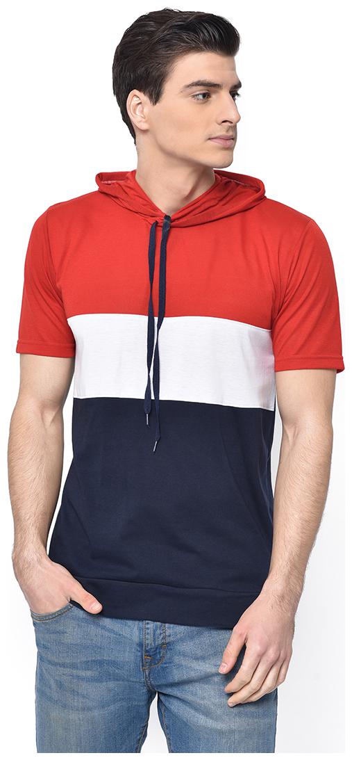 

VIMAL JONNEY Men Multi Regular fit Cotton Blend Hood T-Shirt - Pack Of 1