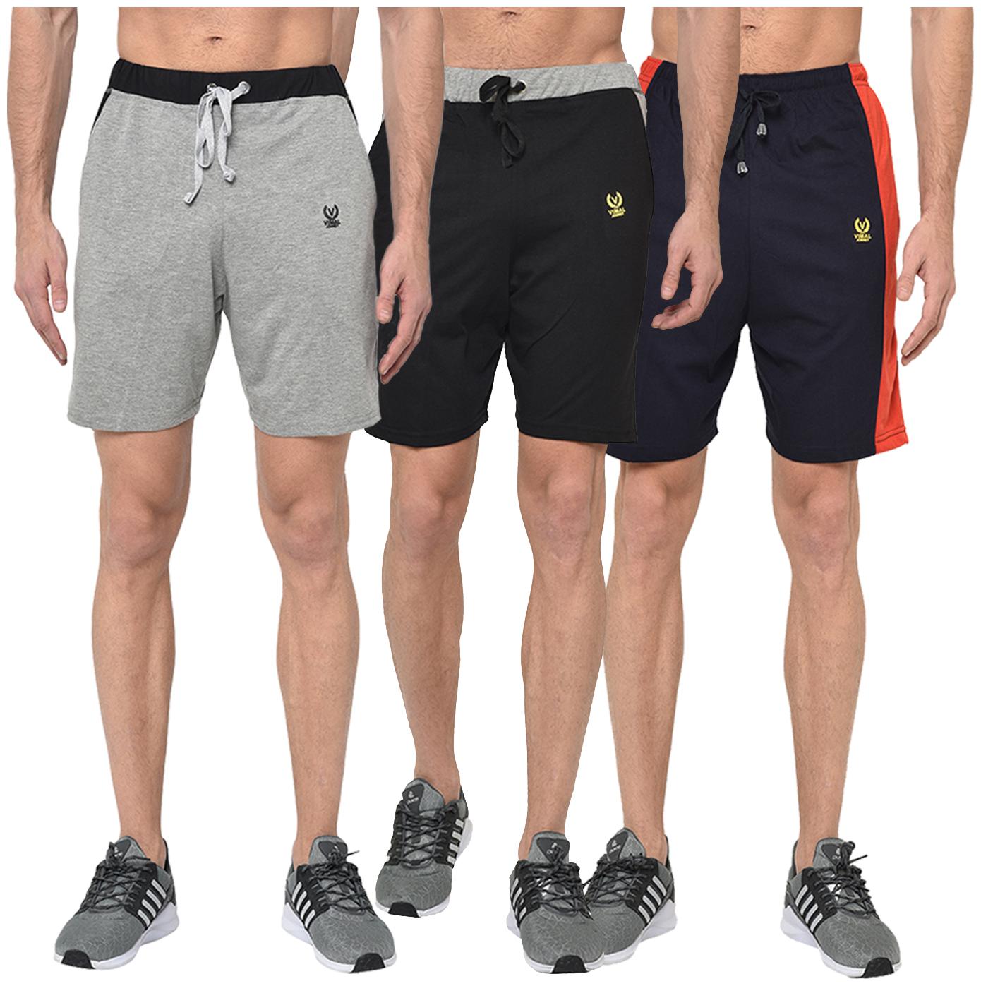 

VIMAL JONNEY Men Multi Regular Fit Regular Shorts