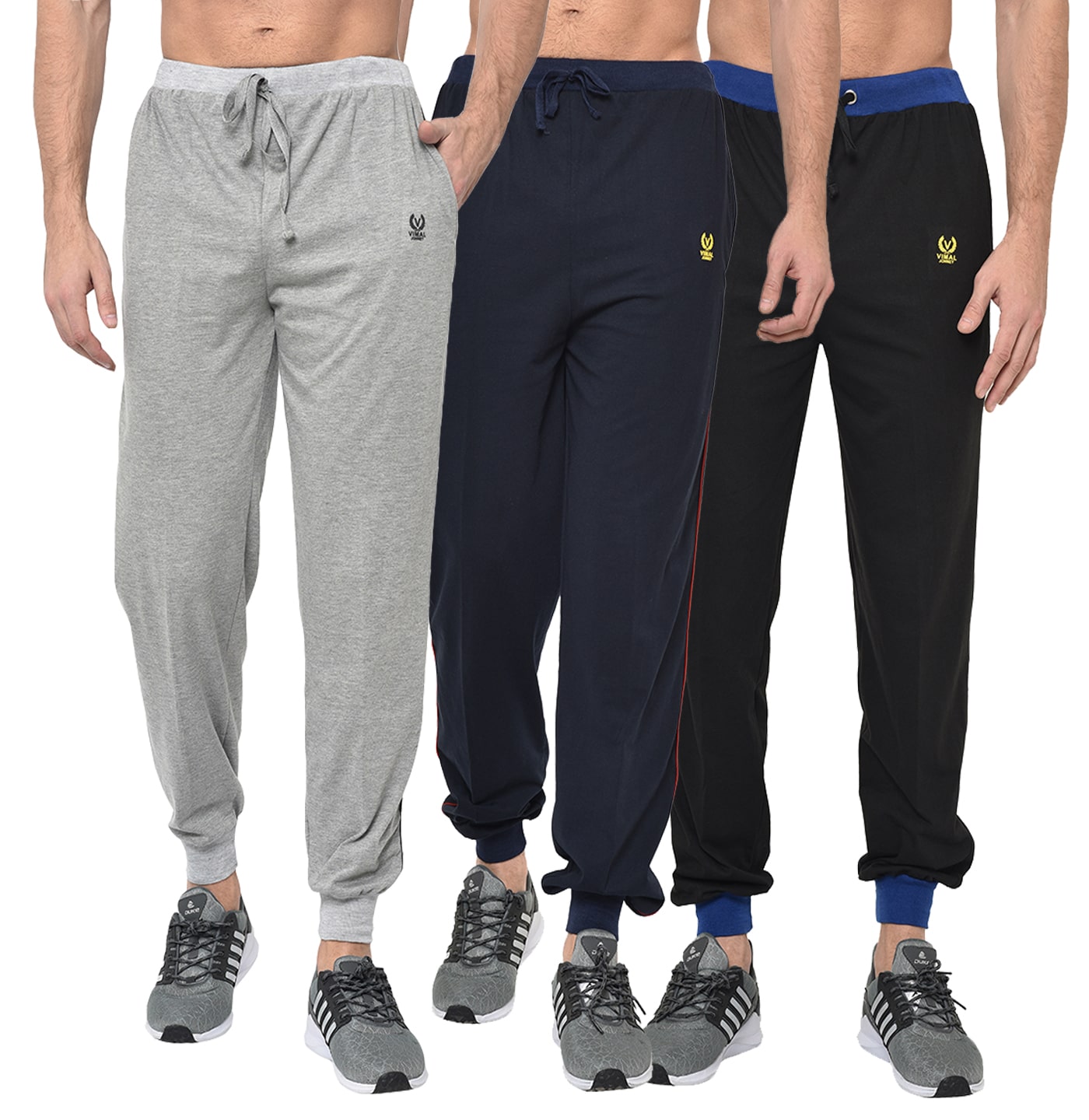 

VIMAL JONNEY Men Multi Solid Regular fit Joggers