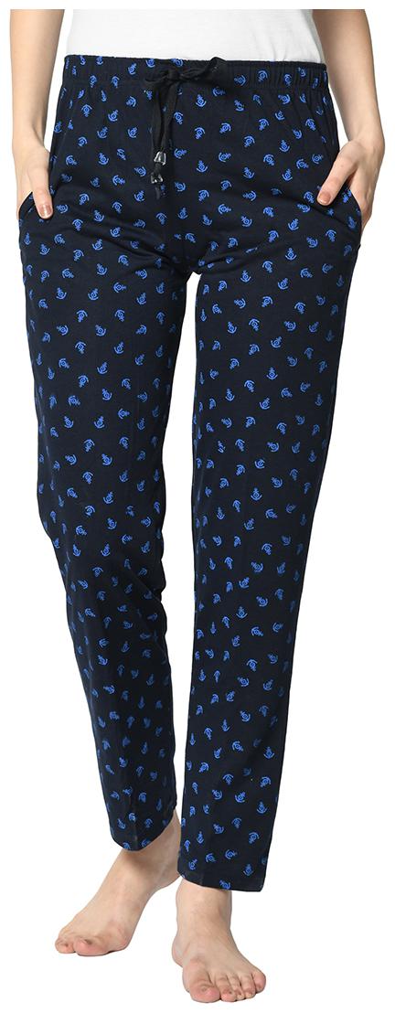 

Vimal Jonney Women Cotton Blend Printed Track Pants (Blue)