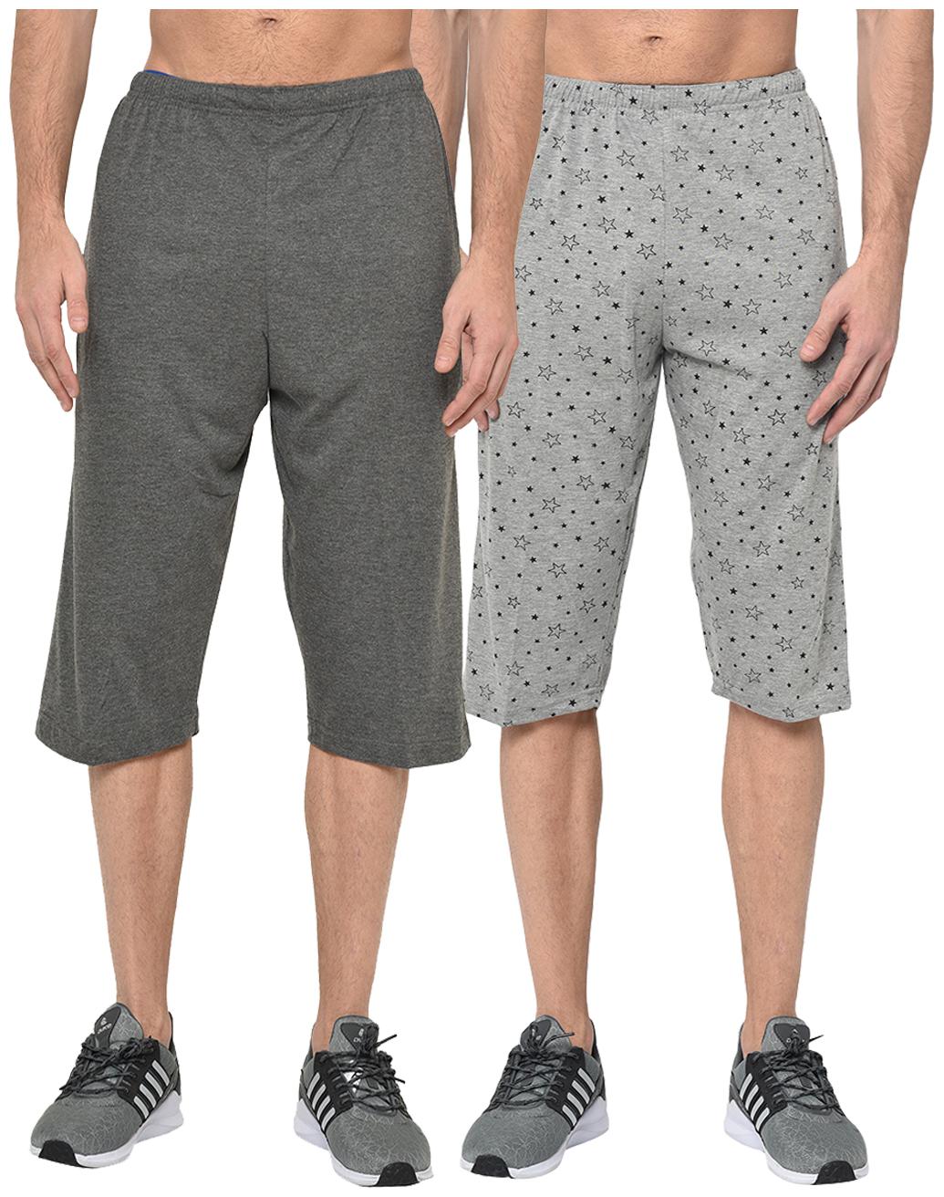 

VIMAL JONNEY Men Grey Regular Fit Regular Shorts