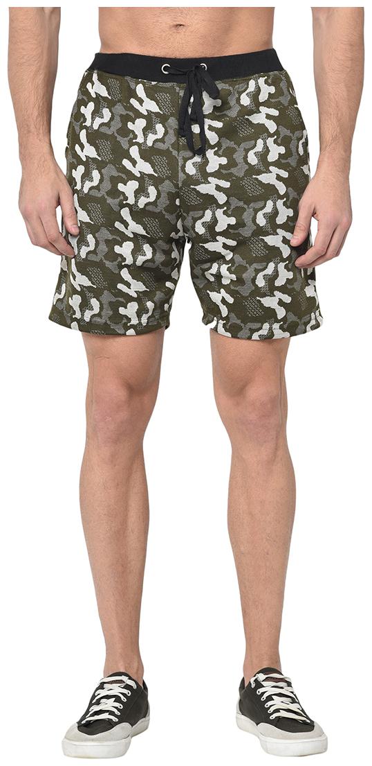 

VIMAL JONNEY Men Green Regular Fit Regular Shorts