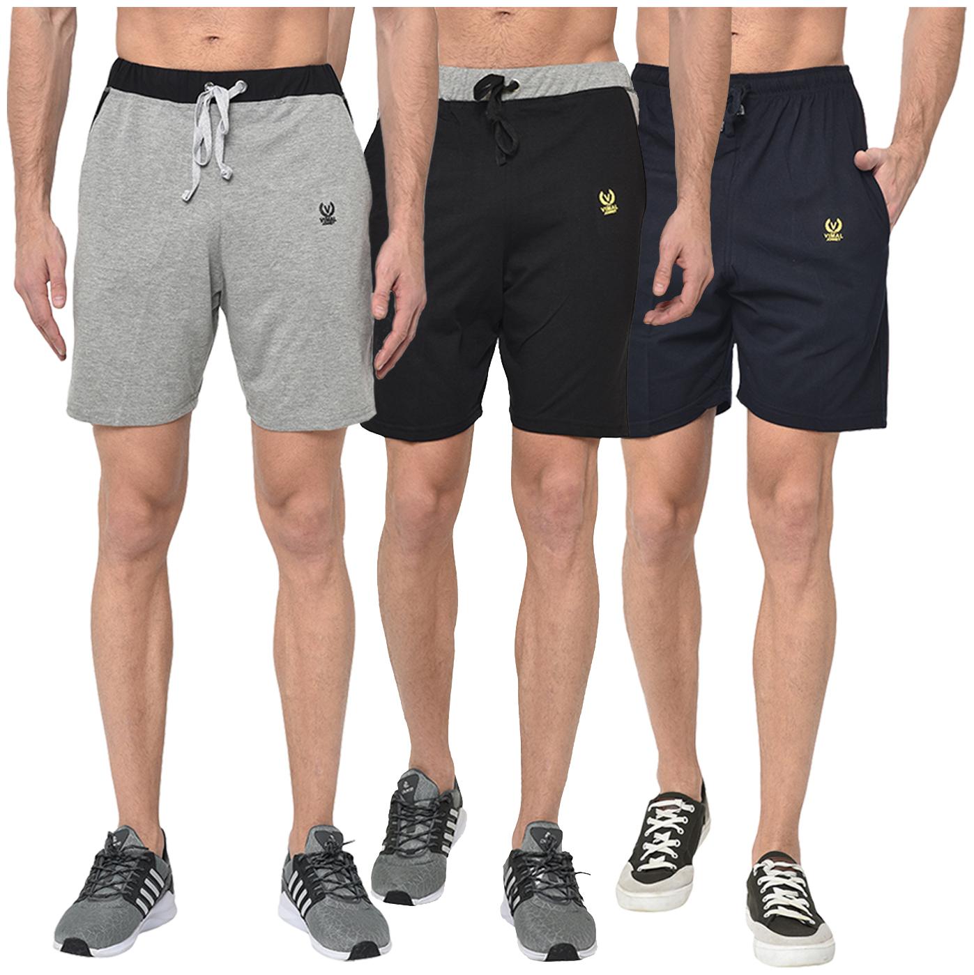 

VIMAL JONNEY Men Multi Regular Fit Regular Shorts