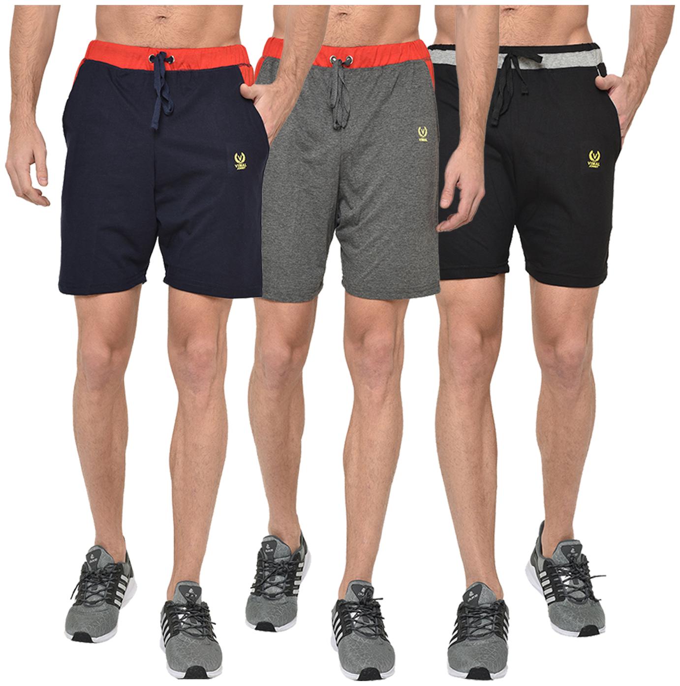 

VIMAL JONNEY Men Multi Regular Fit Regular Shorts