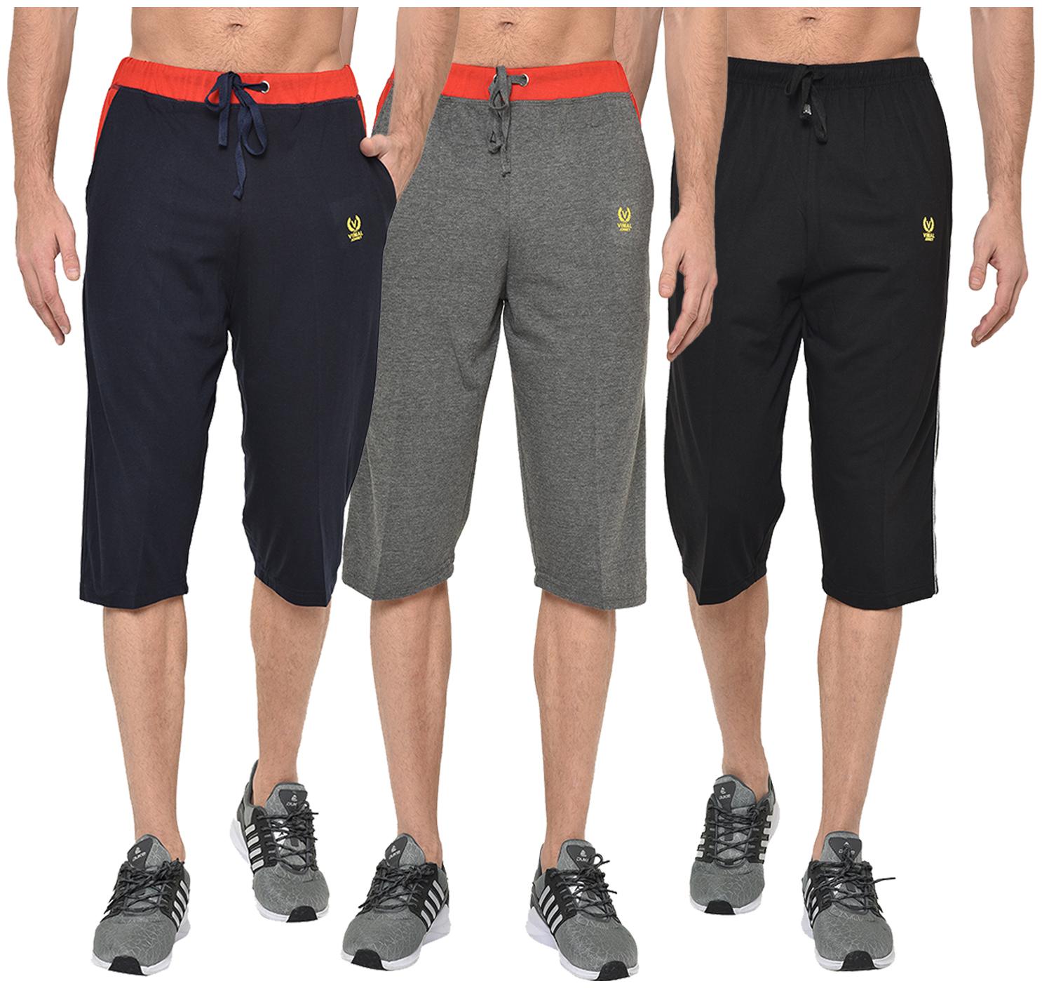 

VIMAL JONNEY Men Multi Regular Fit Regular Shorts