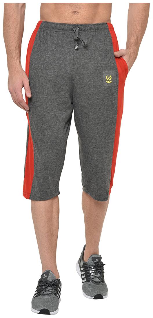 

VIMAL JONNEY Men Grey Regular Fit Regular Shorts
