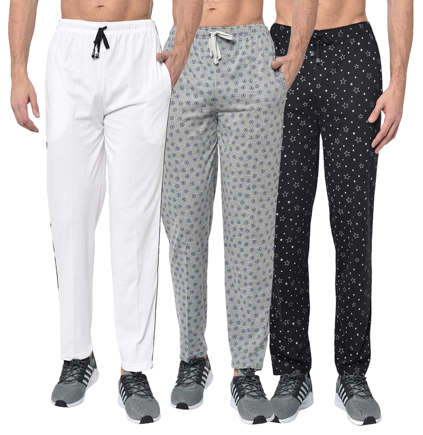 

VIMAL JONNEY Men Multi Solid Regular fit Track pants