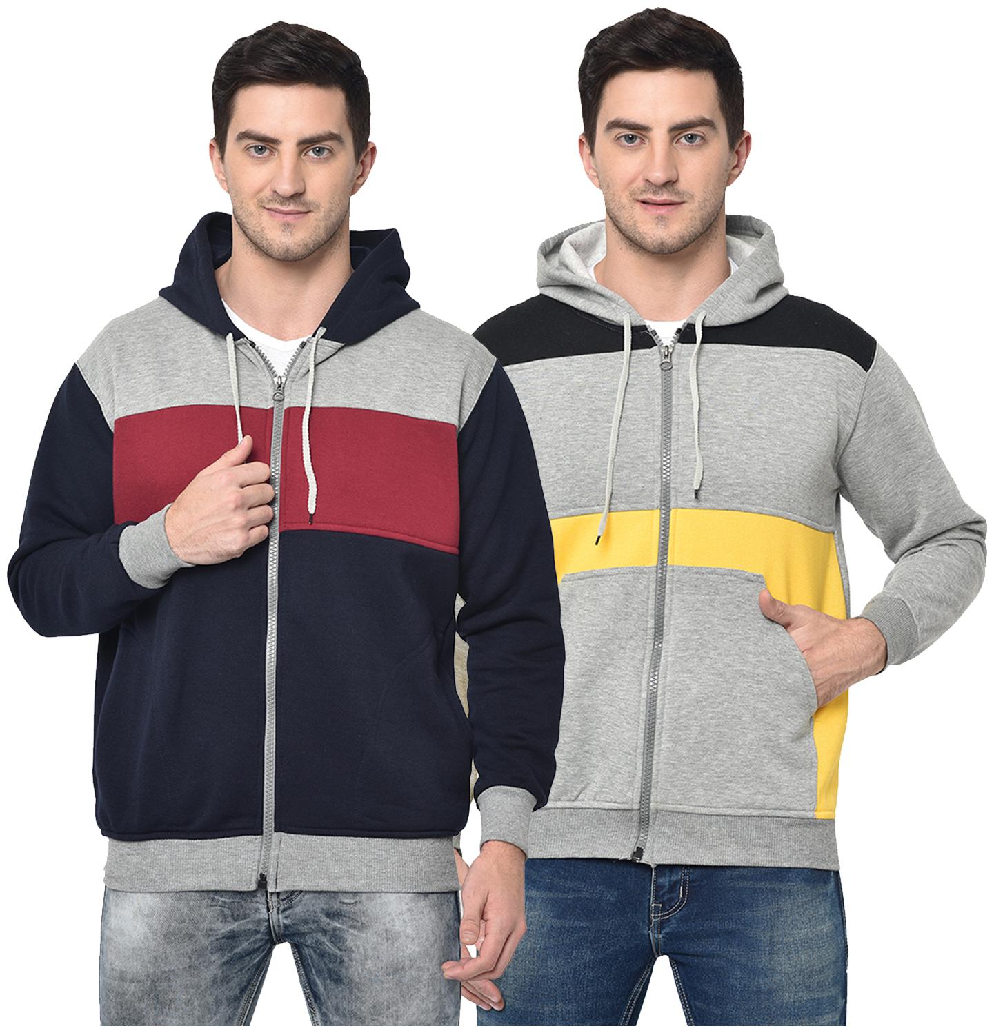 

VIMAL JONNEY Men Multi Hooded Hoodie