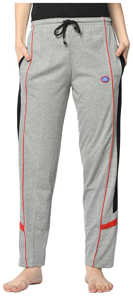 

Vimal Jonney Women Cotton Blend Solid Track Pants (Grey)