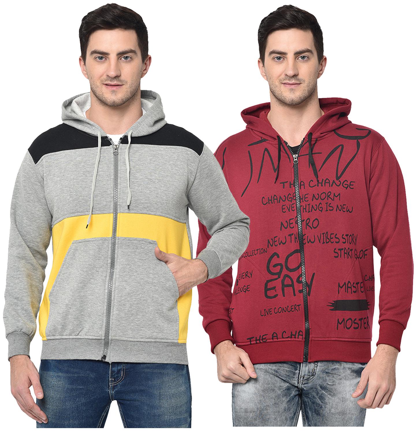 

VIMAL JONNEY Men Multi Hooded Hoodie