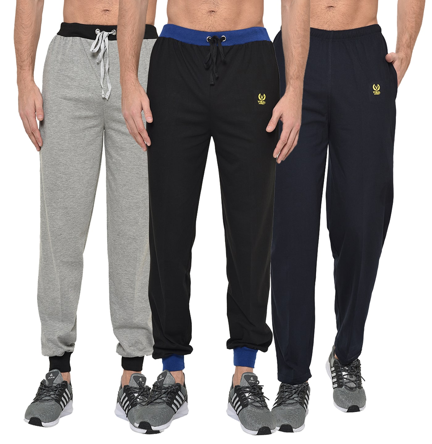 

VIMAL JONNEY Men Multi Solid Regular fit Joggers