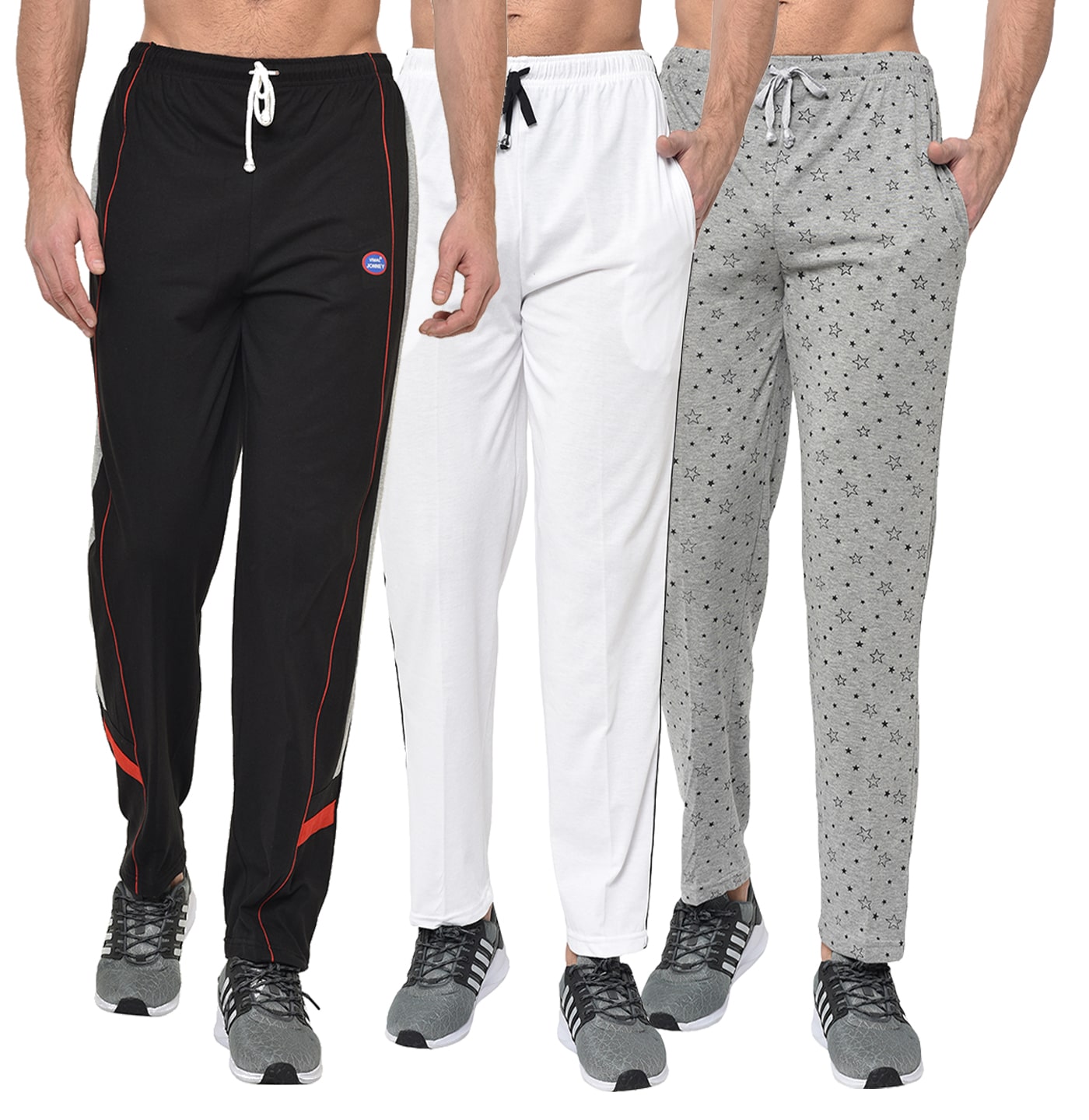 

VIMAL JONNEY Men Multi Solid Regular fit Track pants