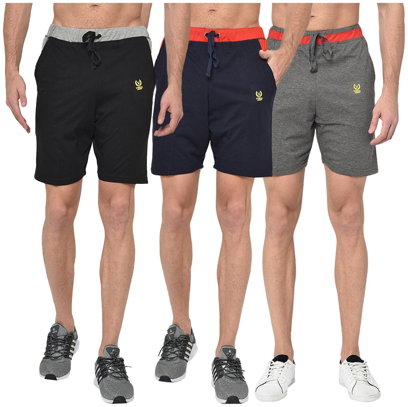 

VIMAL JONNEY Men Multi Regular Fit Regular Shorts