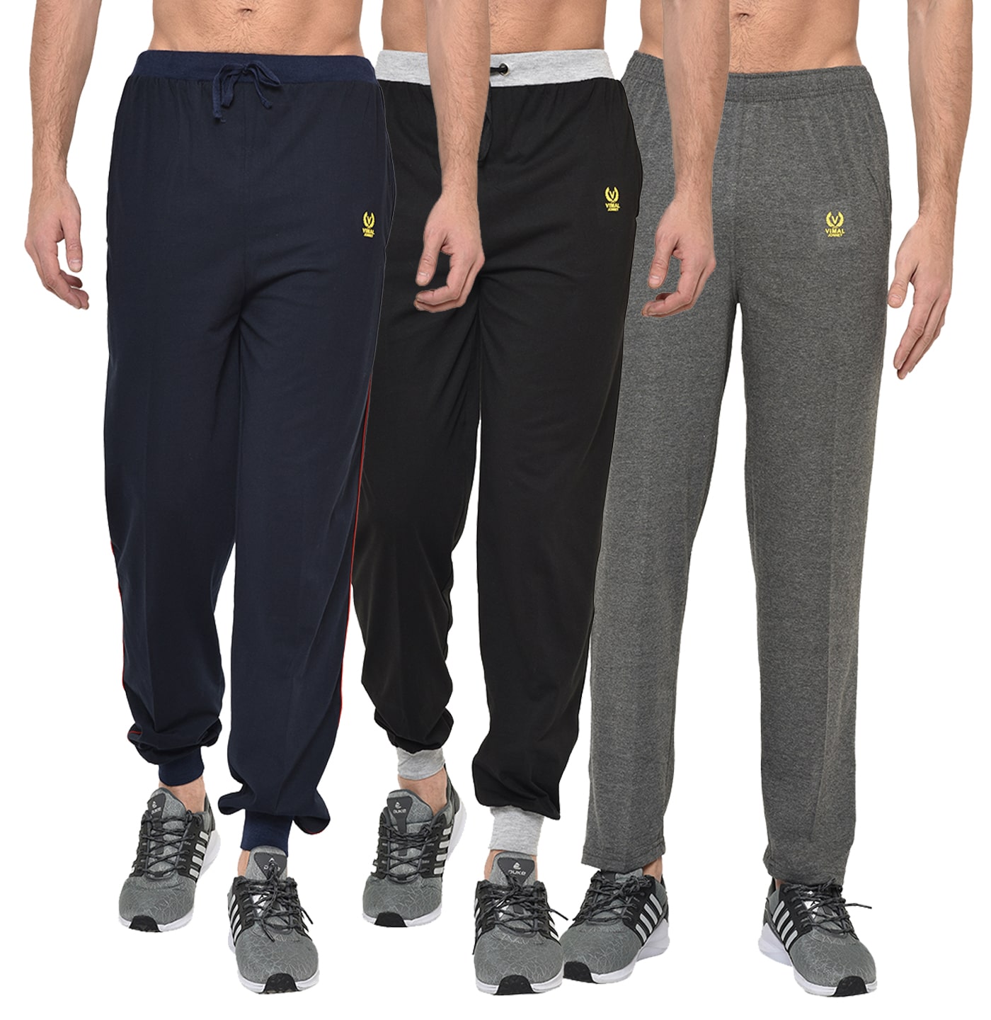 

VIMAL JONNEY Men Multi Solid Regular fit Joggers