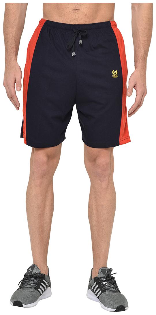 

VIMAL JONNEY Men Navy Blue Regular Fit Regular Shorts