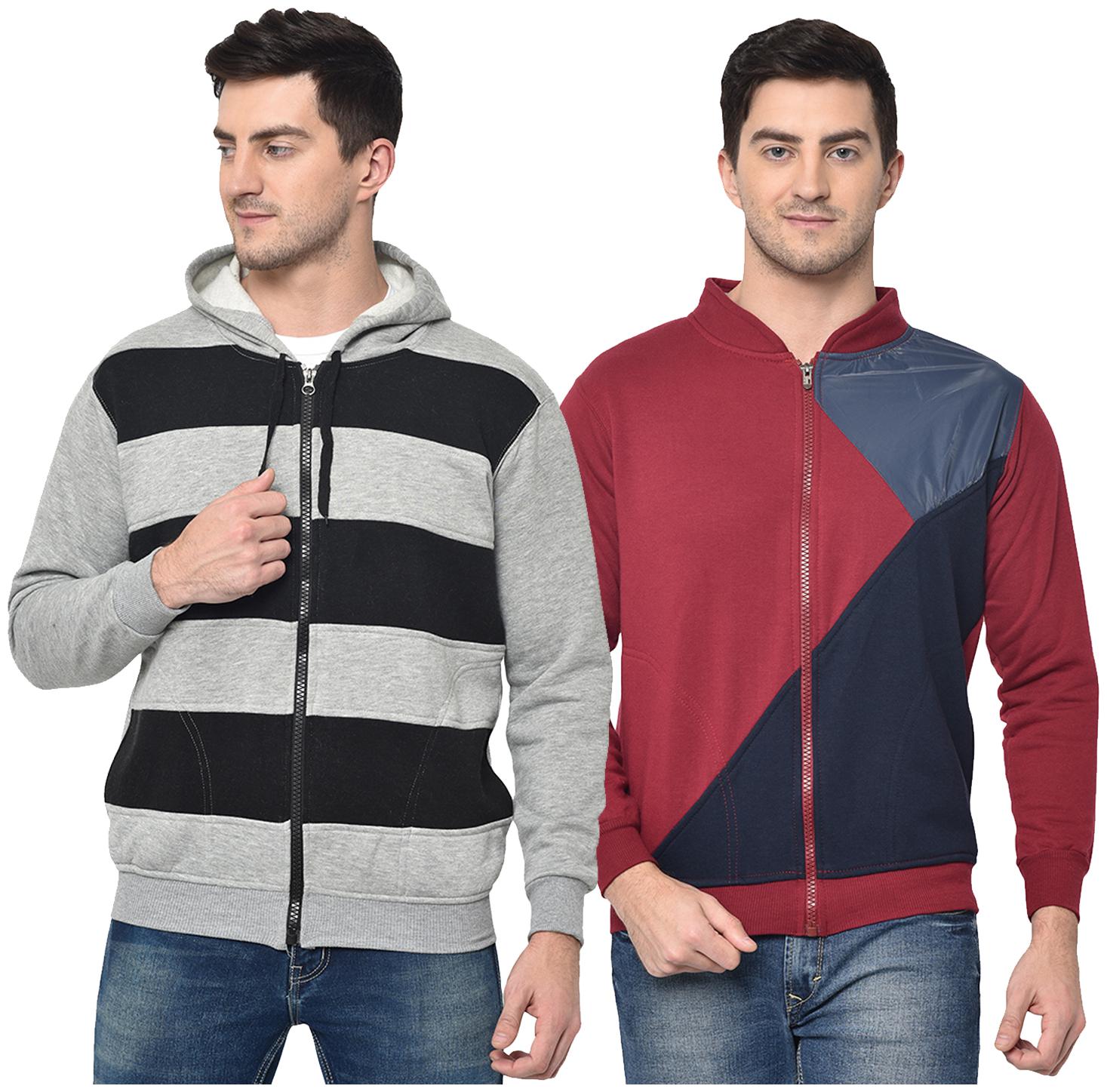 

VIMAL JONNEY Men Multi Hooded Hoodie