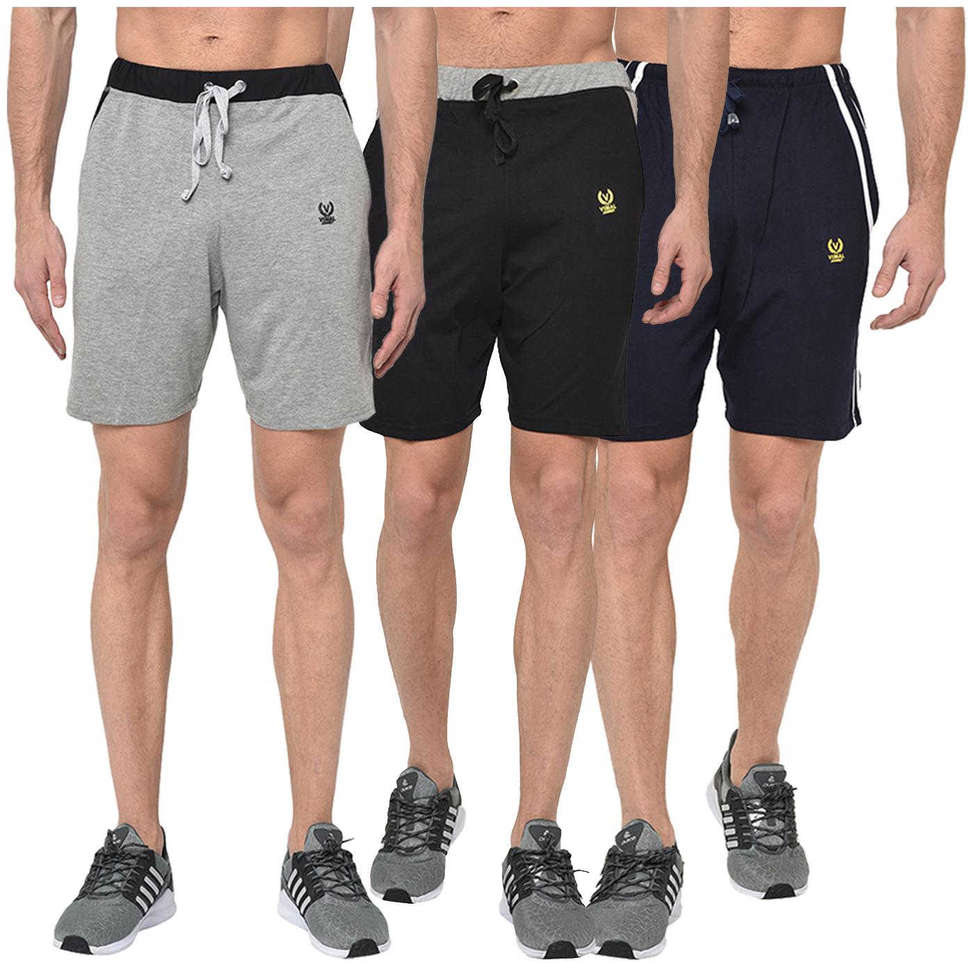 

VIMAL JONNEY Men Multi Regular Fit Regular Shorts