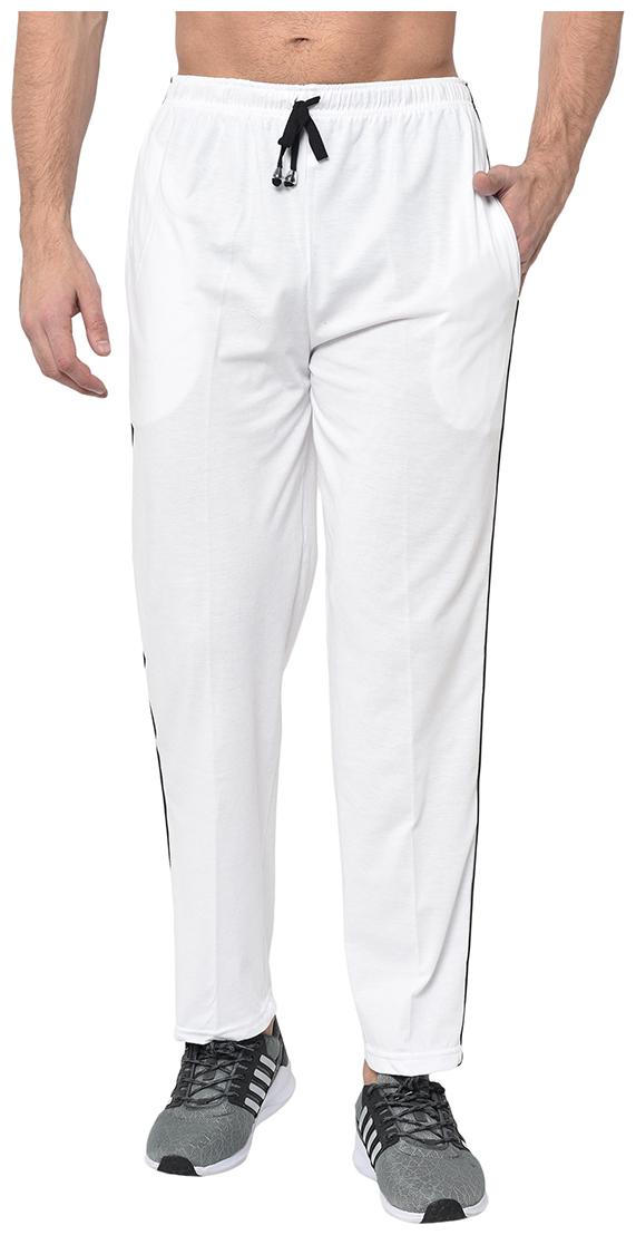 

VIMAL JONNEY Men White Solid Regular fit Track pants