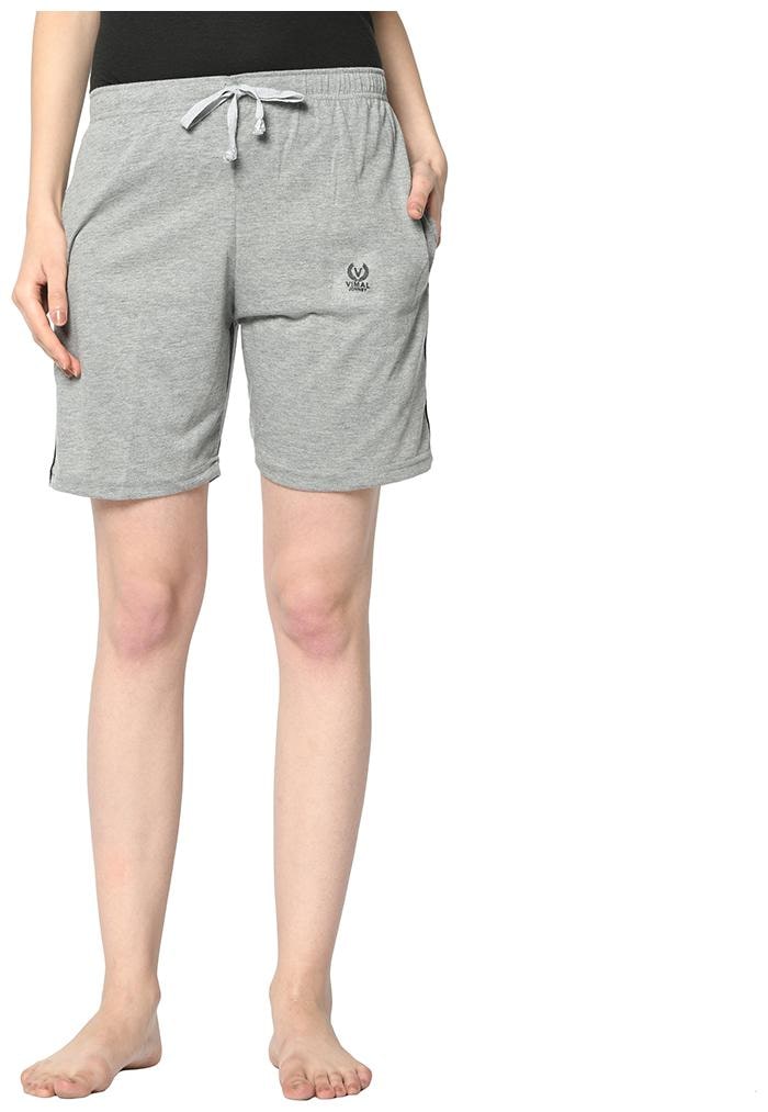 

Vimal Jonney Women S Regular Fit Cotton Short For Gym And Home Wear