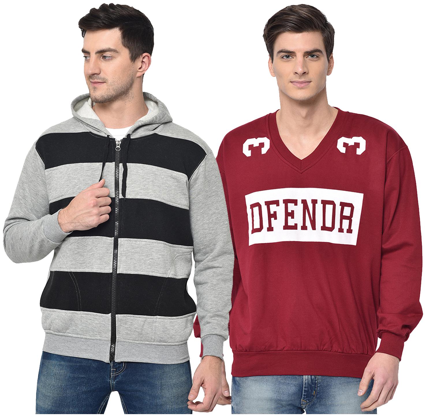 

VIMAL JONNEY Men Multi Hooded Hoodie