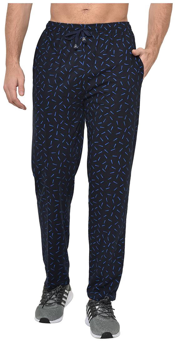 

Vimal Jonney Cotton Blend Printed Navy Blue Color Track Pants
