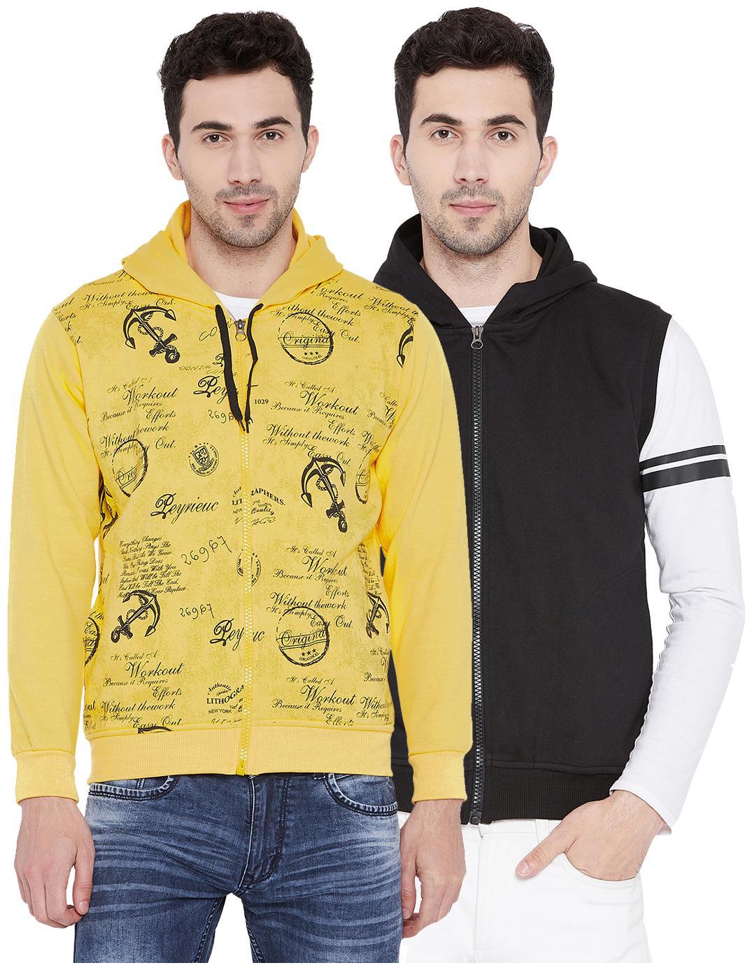 

Vimal Jonney Multicolor Cotton Sweatshirts For Men(Pack Of 2)
