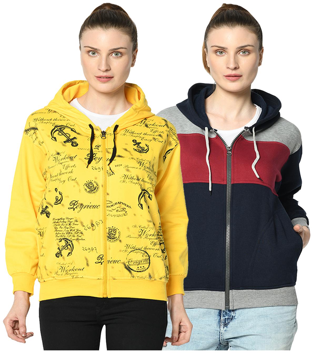 

VIMAL JONNEY Women Printed Hoodie - Multi