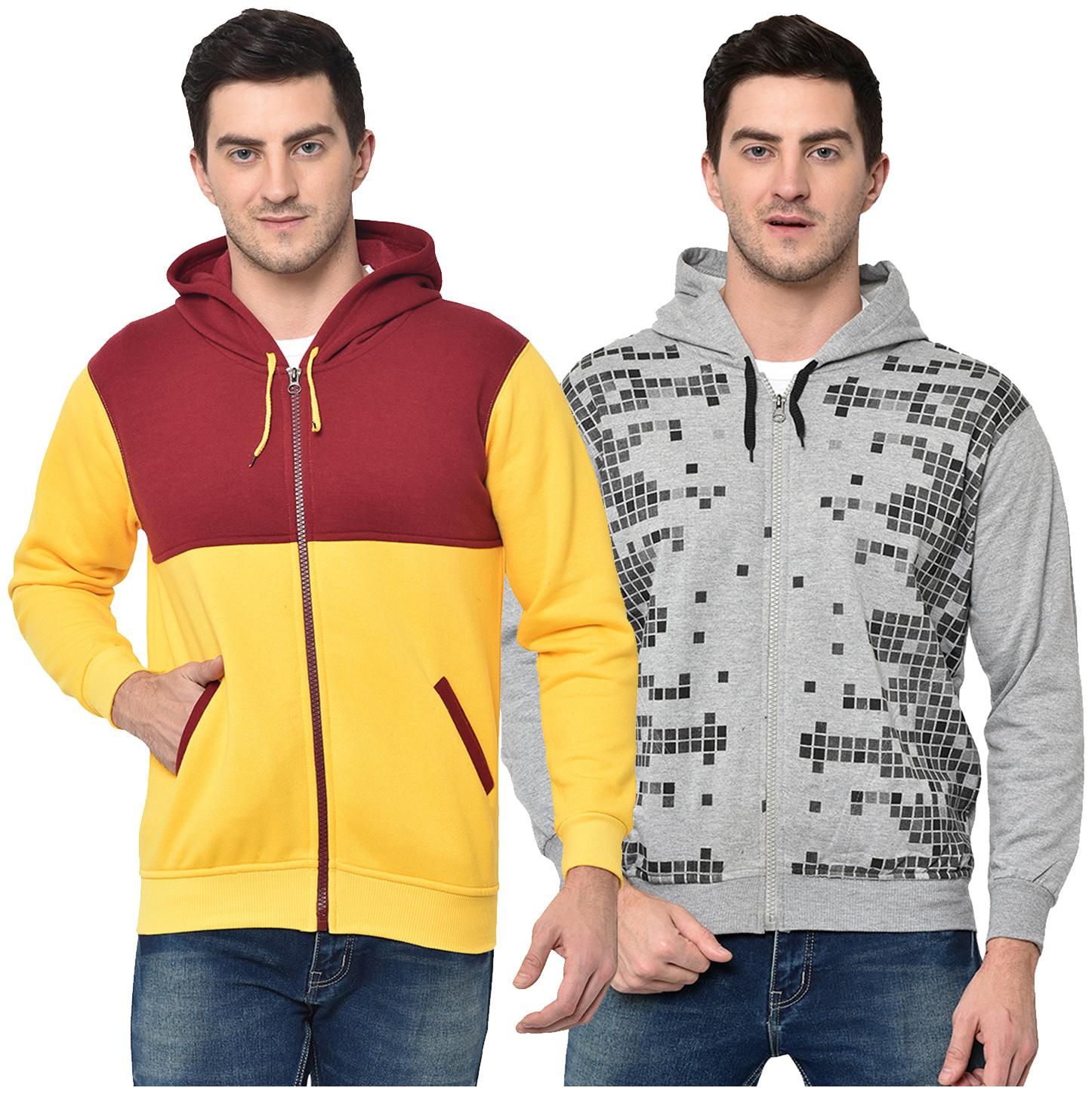 

VIMAL JONNEY Men Multi Hooded Hoodie