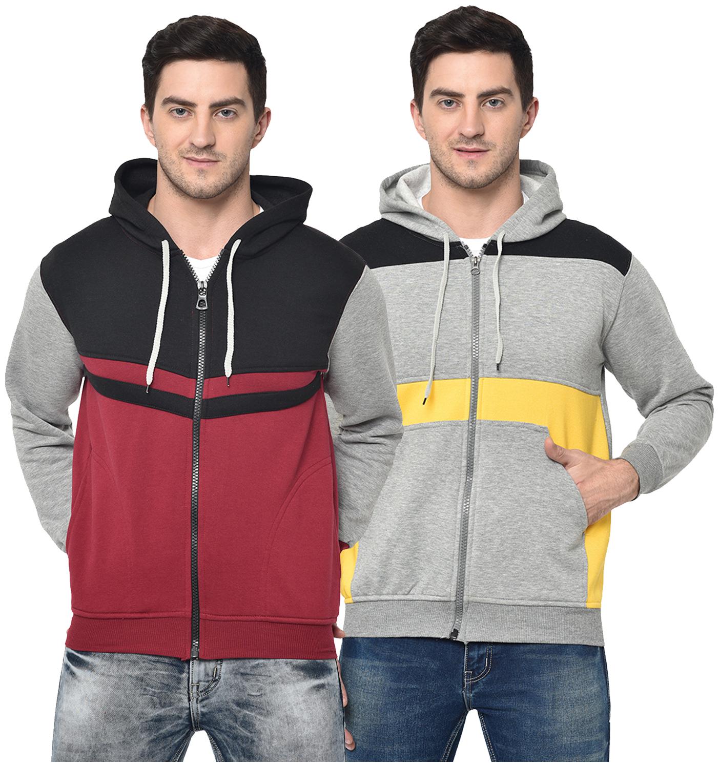 

VIMAL JONNEY Men Multi Hooded Hoodie