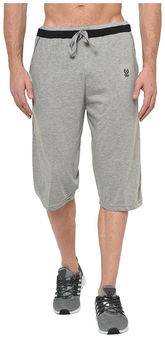

VIMAL JONNEY Men Grey Regular Fit Regular Shorts