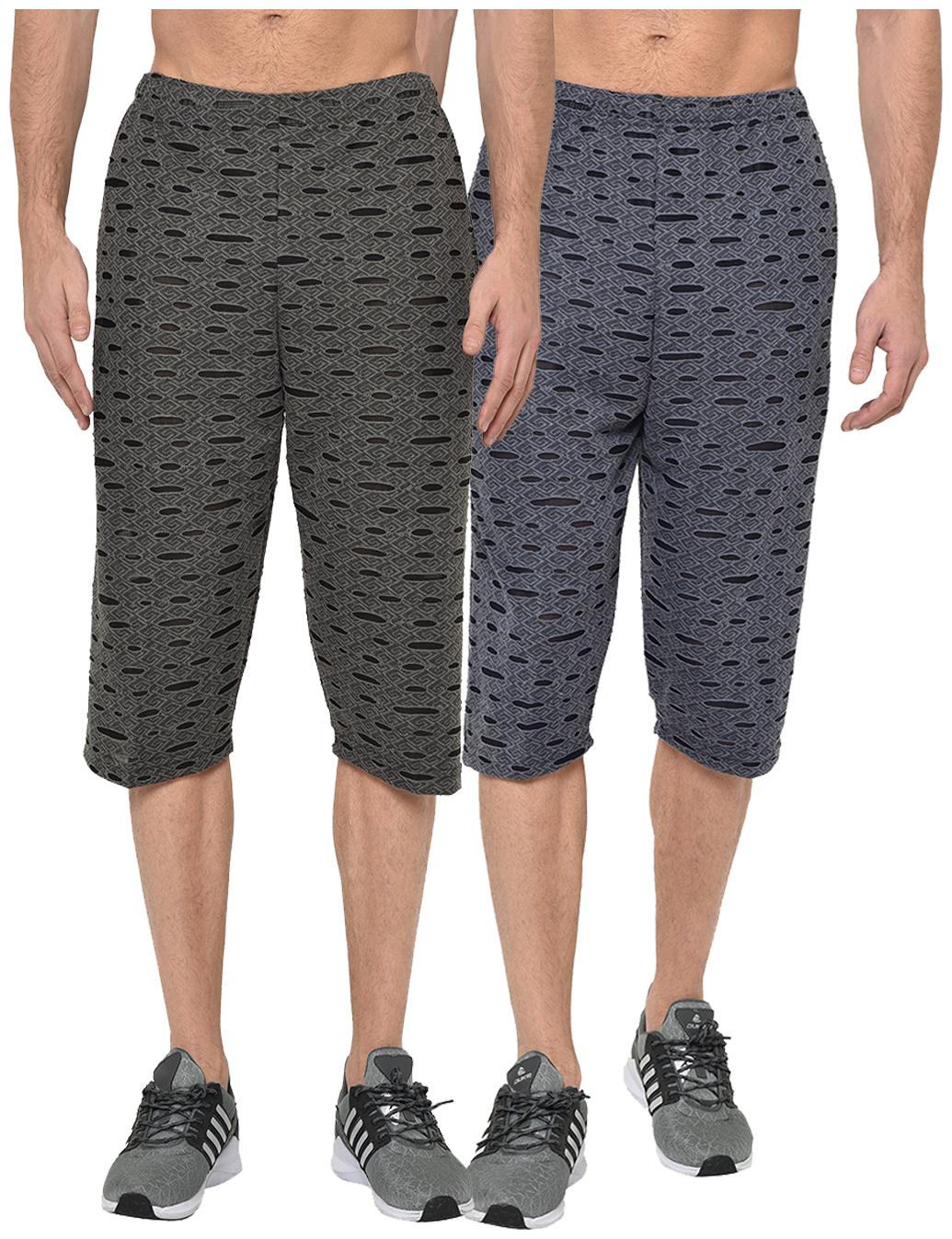 

VIMAL JONNEY Men Grey Regular Fit Regular Shorts