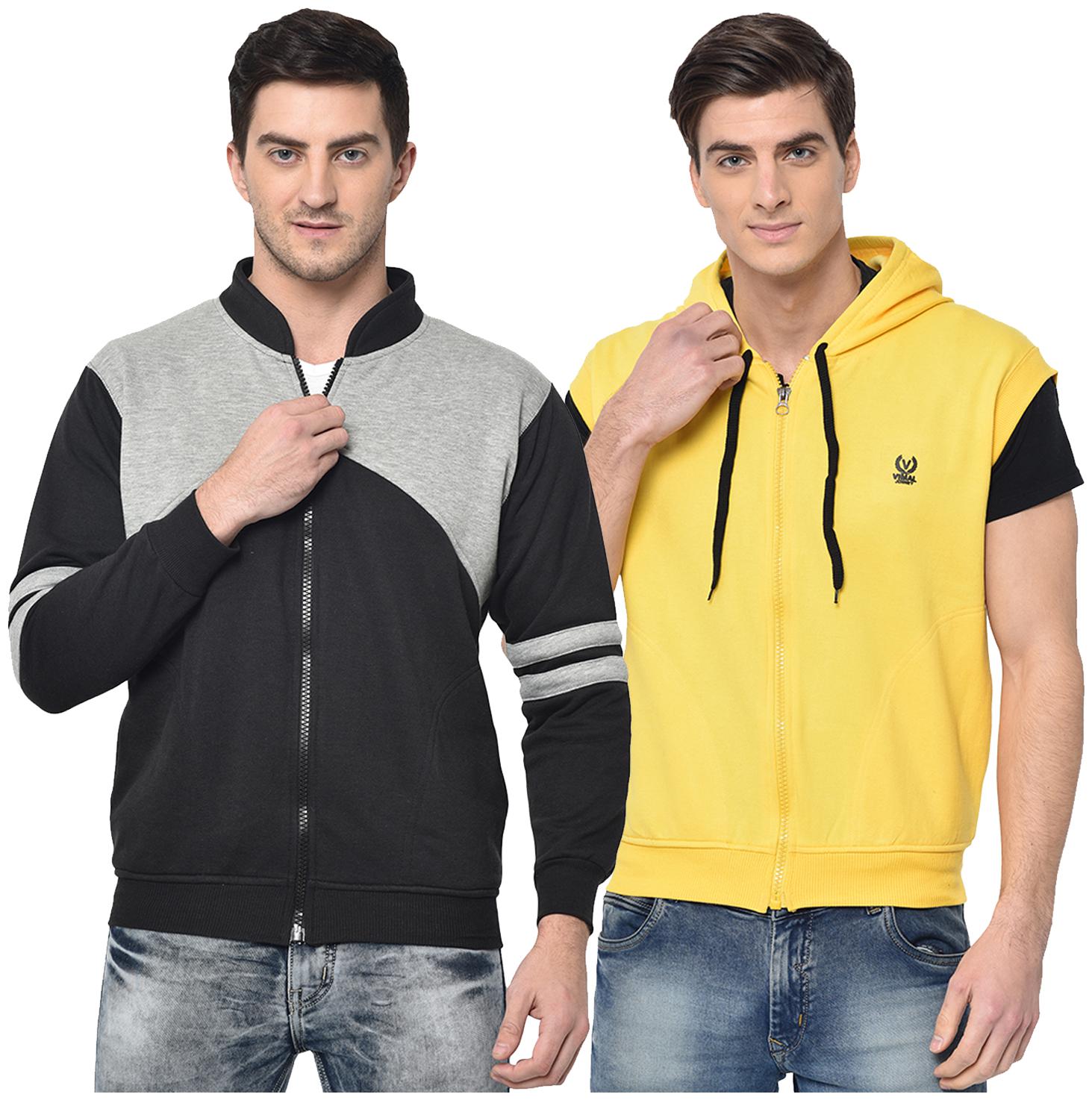 

VIMAL JONNEY Men Multi Hooded Hoodie