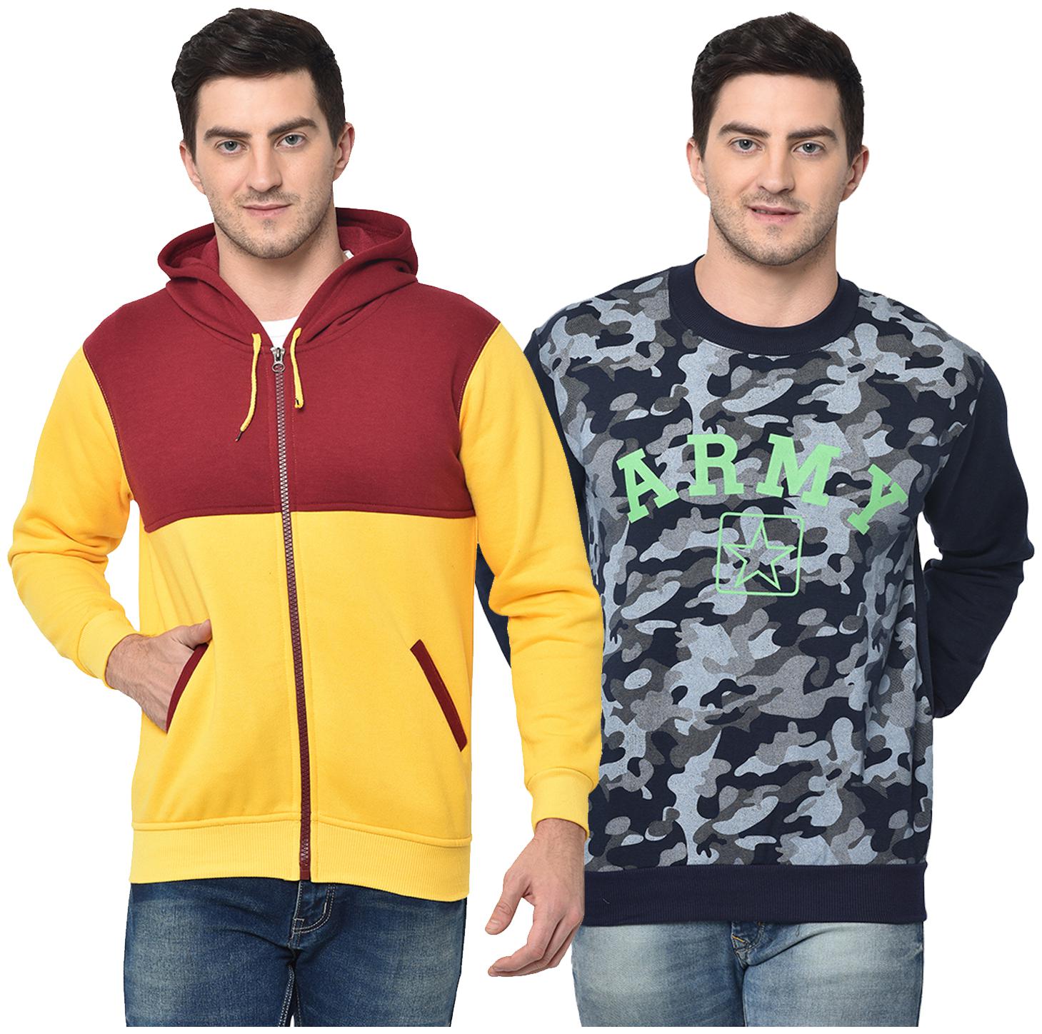 

VIMAL JONNEY Men Multi Hooded Hoodie