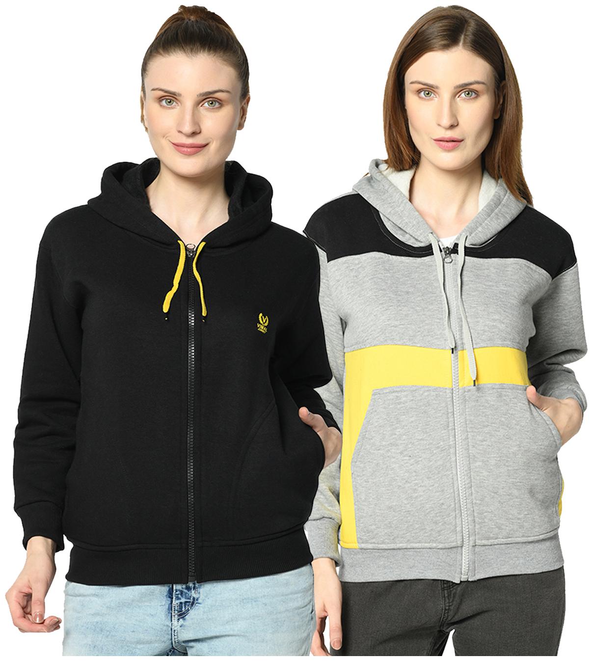 

VIMAL JONNEY Women Colourblocked Hoodie - Multi
