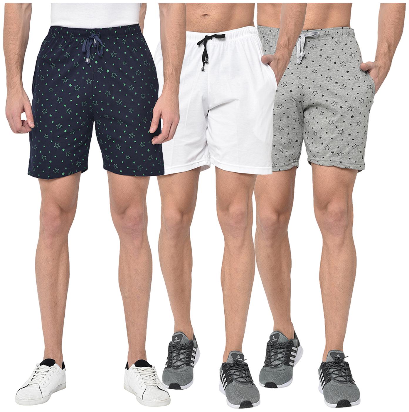 

VIMAL JONNEY Men Multi Regular Fit Regular Shorts