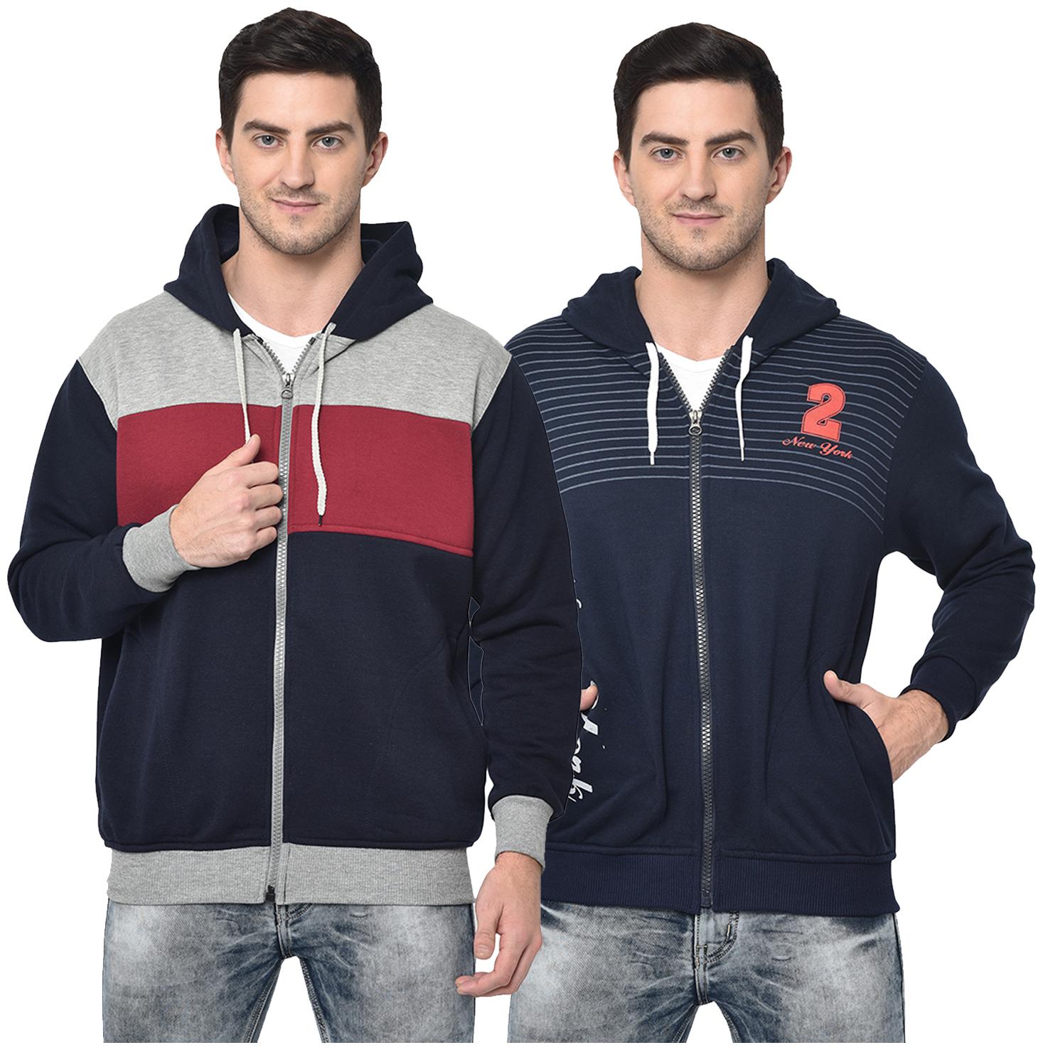 

VIMAL JONNEY Men Multi Hooded Hoodie