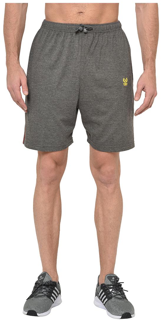 

VIMAL JONNEY Men Grey Regular Fit Regular Shorts