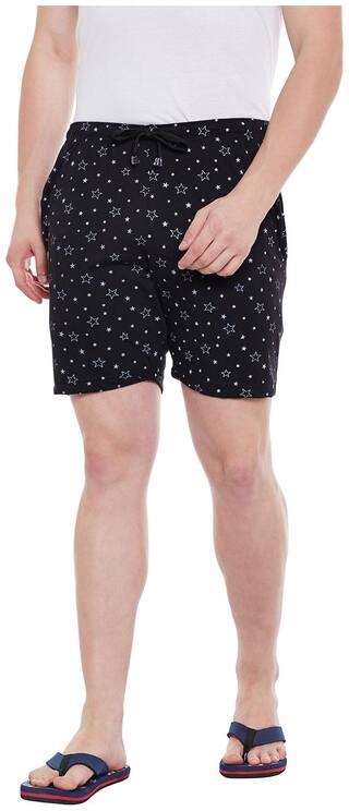 VIMAL JONNEY Men Black Regular Fit Regular Shorts