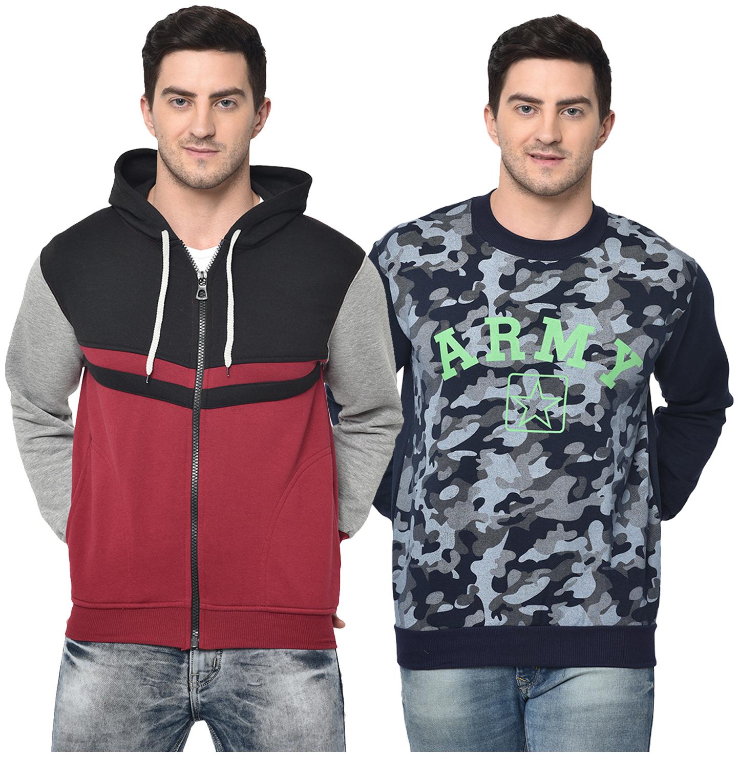 

VIMAL JONNEY Men Multi Hooded Hoodie