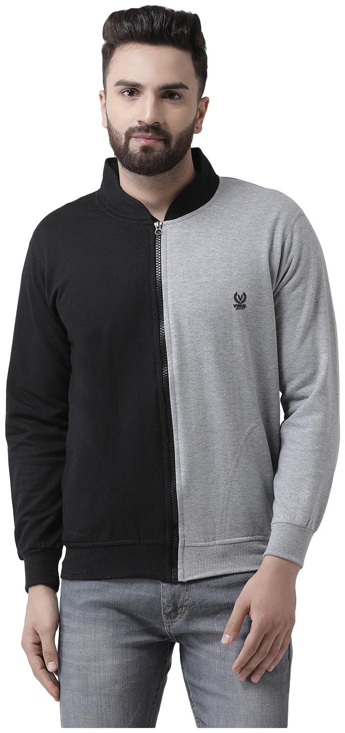 

Vimal Jonney Cotton Mens FullSleeve Sweatshirt For Men Grey Black