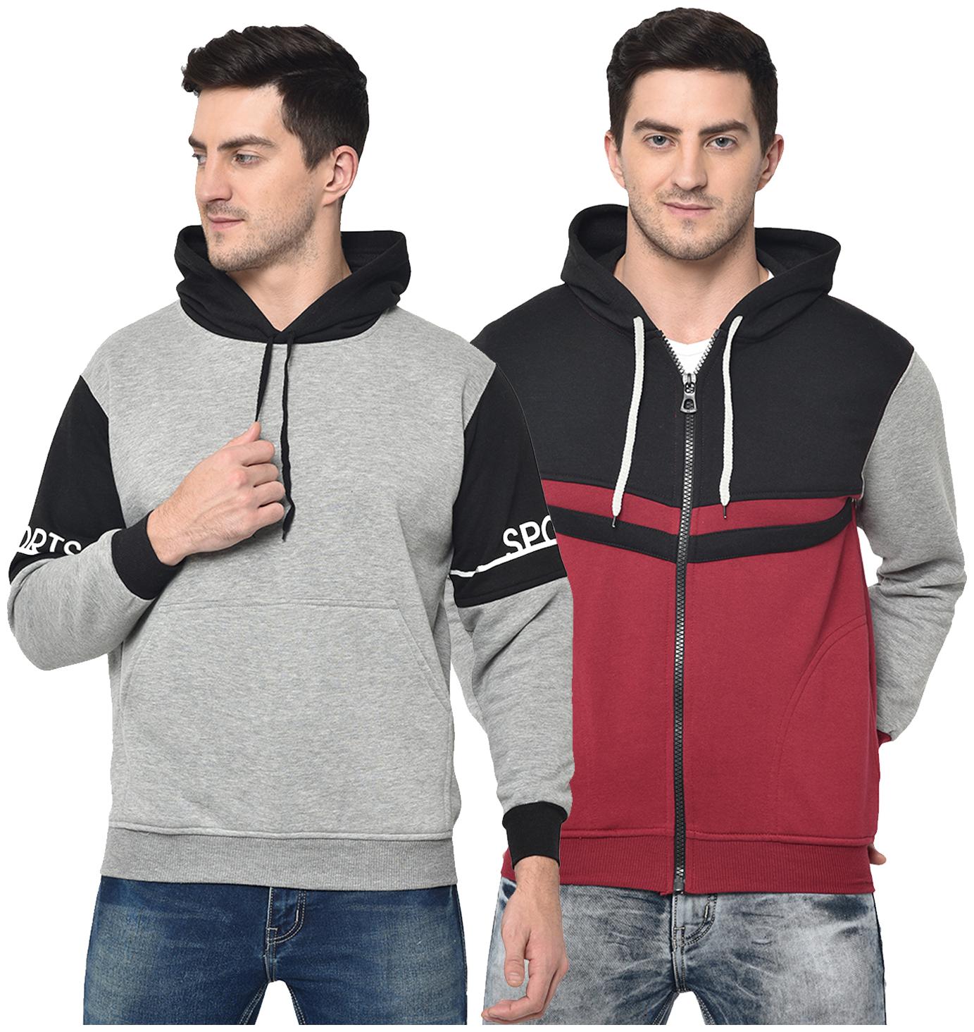

VIMAL JONNEY Men Multi Hooded Hoodie
